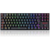 Teclado Mecânico Gamer Redragon Kumara Pro RGB Switch Marrom Preto - K552RGB-BRS-B
