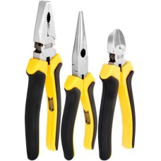 Kit Jogo 3 Alicates Utilidades Variadas Universal Corte Bico